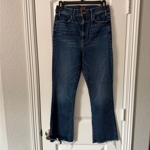 MOTHER Dark Blue Flare Jeans